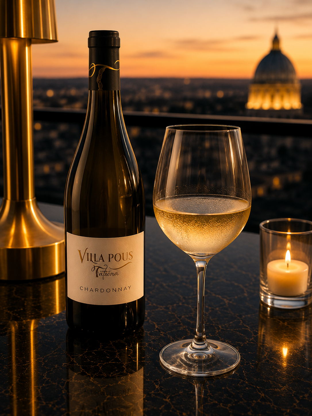Chardonnay - Vin Pays d'oc Villa Pous 12cl