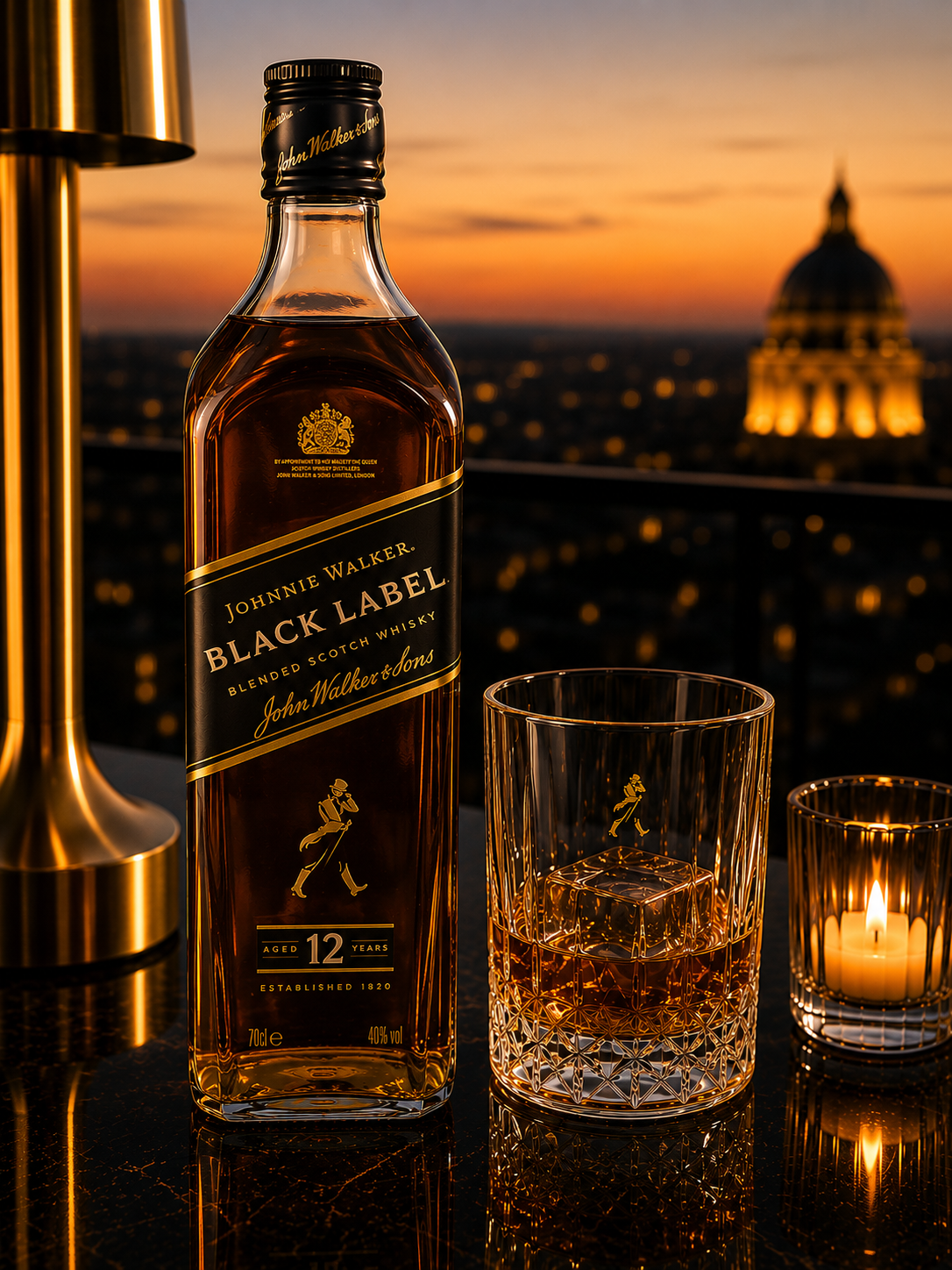 Johnnie Walker 4cl ( Classique, Black )